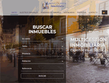 Tablet Screenshot of multigestioninmobiliaria.net